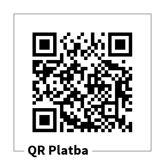 QR kód na 250 Kč pro platbu